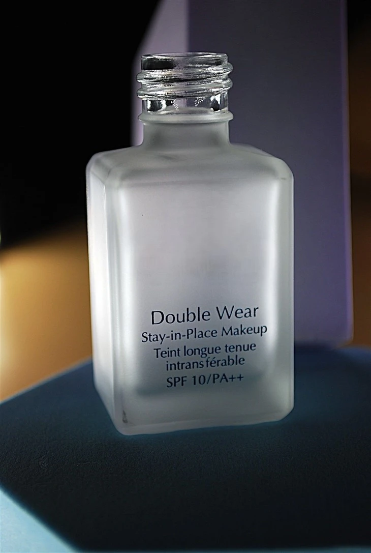 Satin Effect For Cosmetic Glass Bottle